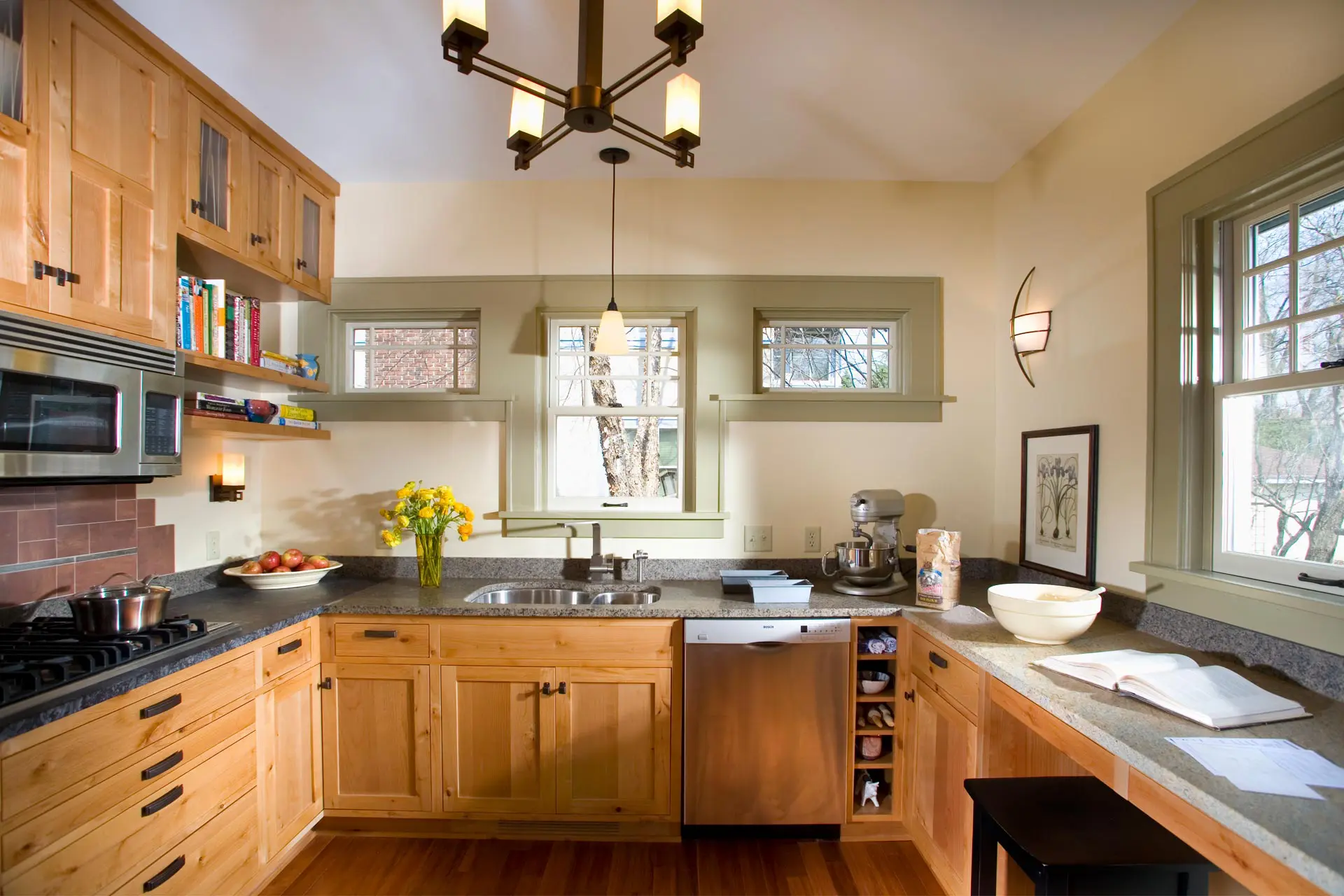 Kitchen Wood Cabinet